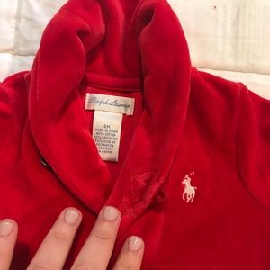 Velvet polo one piece